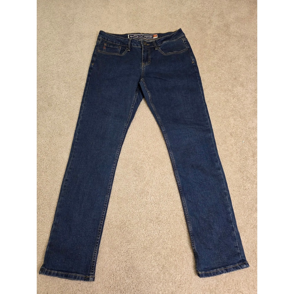 Weatherproof Vintage Slim Fit Dark Wash Denim Jeans Womens‎ Blue 30x30